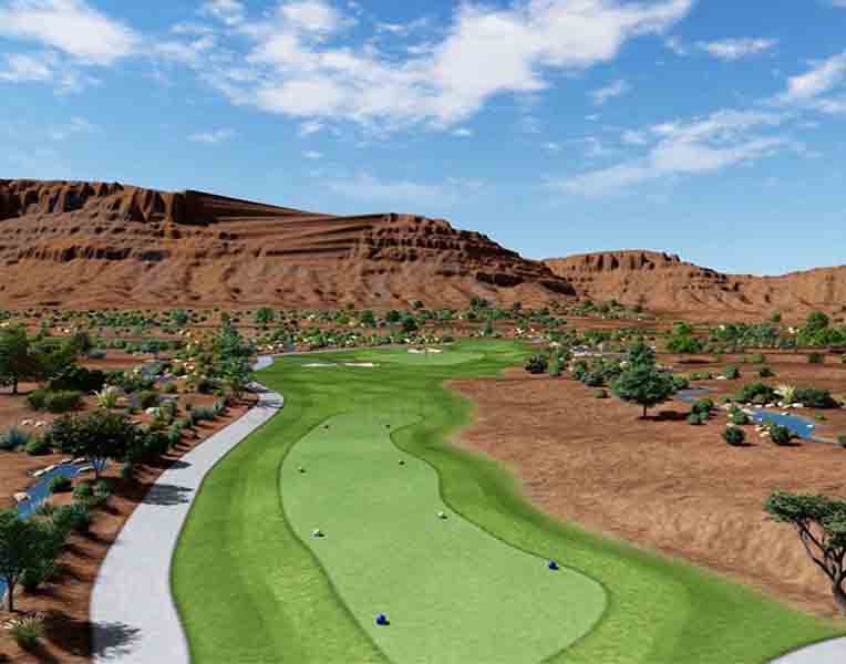3d model golf, Golf Course 3D Modelling Visualization Company